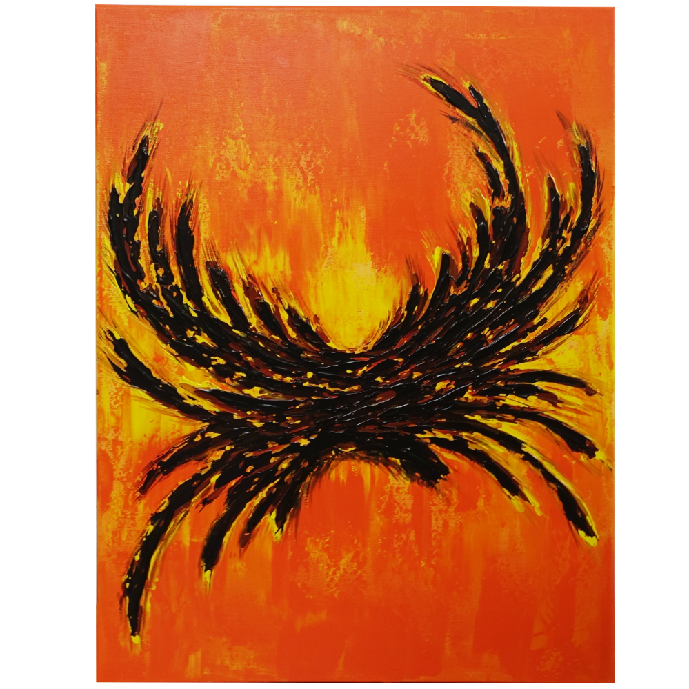 gemaelde-abstrakt-orange