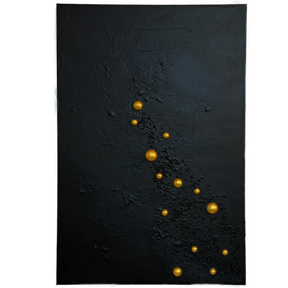 schwarz-gold-gemaelde