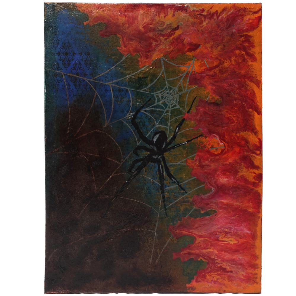 gemaelde-modern-spinne