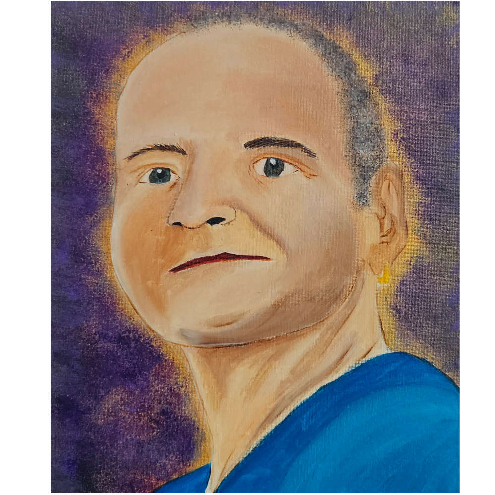 Arno, 24x30 cm, Malpappe, Portrait