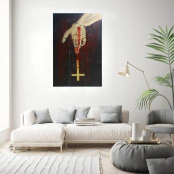 Preview: abstraktes-gemaelde-kreuz-bi43-5.jpg